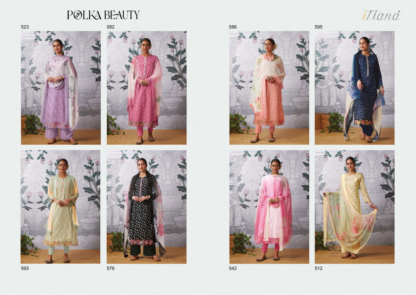 Polka Beauty By Itrana Cotton Salwar Suits Catalog